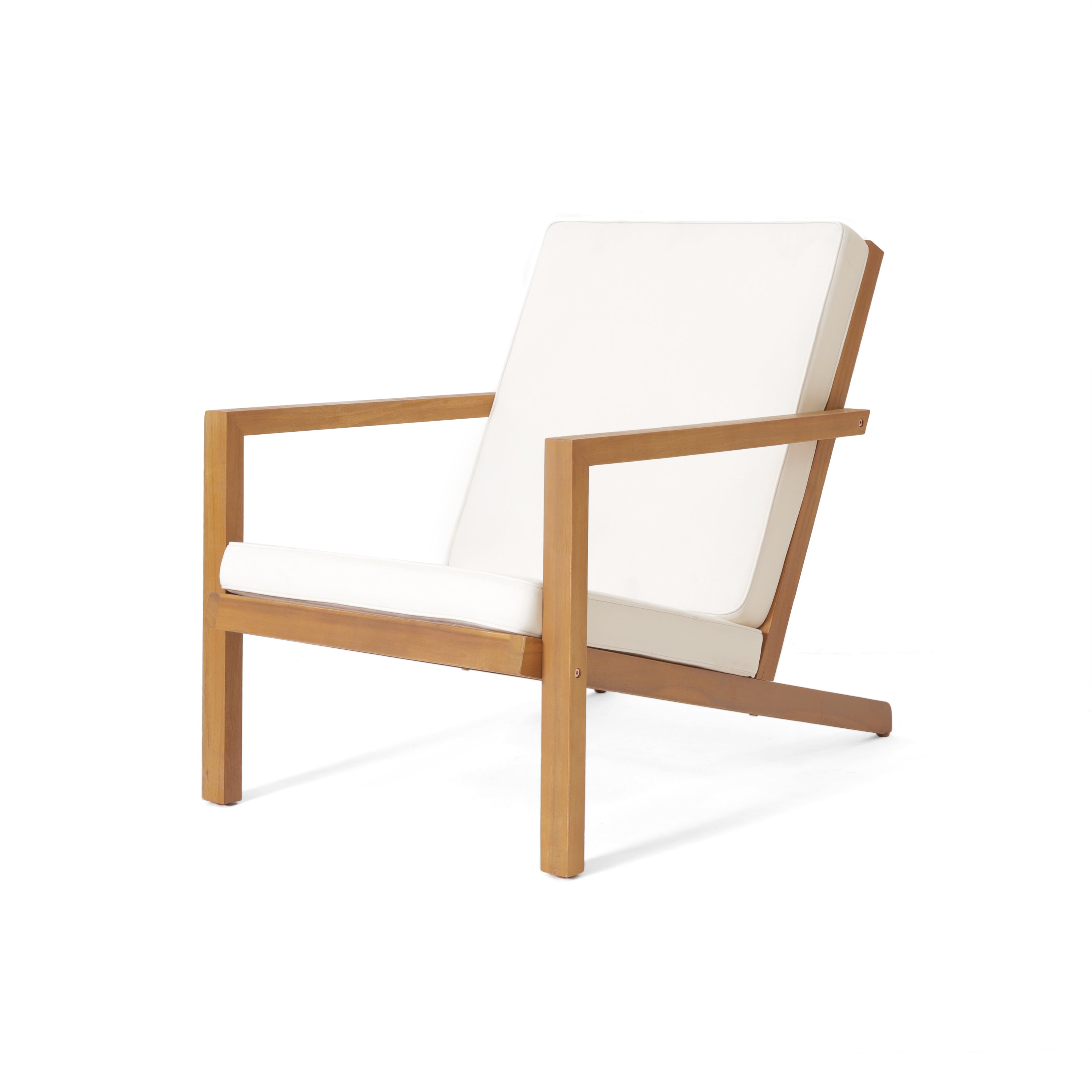 3 Pieces Acacia Wood Outdoor Minimalist Set