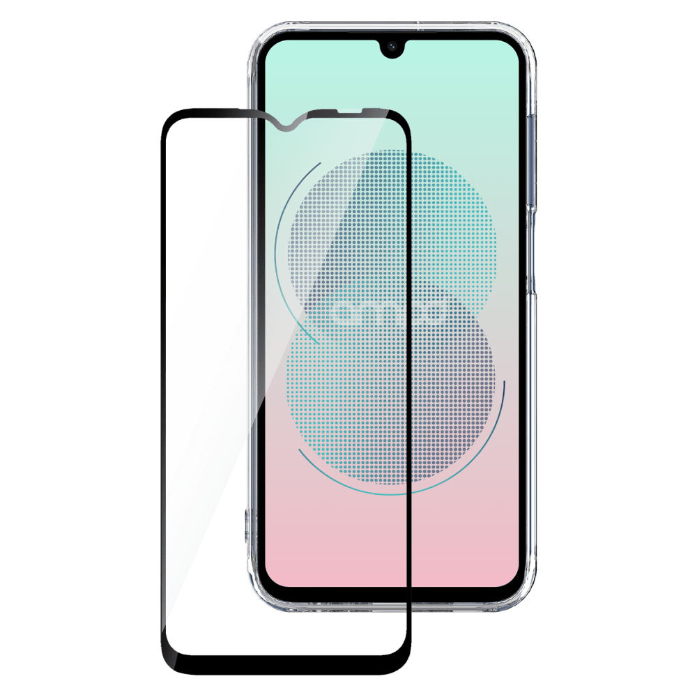 AMPD 3D Full Faced Impact Glass Screen Protector with Black Border for Samsung Galaxy A35 5G by AMPD