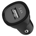 AMPD Single Port Car Charger Adapter 5V 2.4A Black