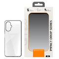 AMPD TPU  /  Acrylic Crystal Clear Case with Colored Bumper for Celero5G SC Black