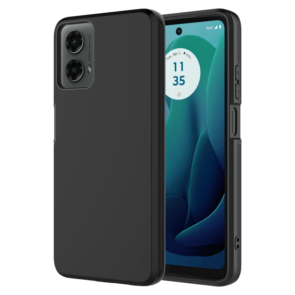 AMPD Dual Layer Soft Touch Classic Slim Case for Motorola Moto G 5G (2024) by AMPD