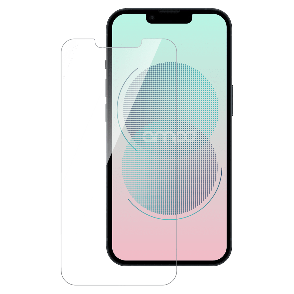AMPD 0.33 Impact Flex Clear Tempered Glass Screen Protector for Apple iPhone 13