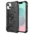 AMPD Dual Layer Robot Combo Drop Protection Case with Ring for Apple iPhone 13 by AMPD
