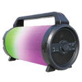 AMPD Bazooka Barrel LED Bluetooth Speaker with Microphone