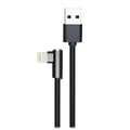 AMPD 90 Degree Gamer USB A to Apple Lightning Cable by AMPD