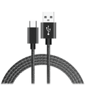 AMPD Volt Plus USB A to Type C Braided Cable 6ft