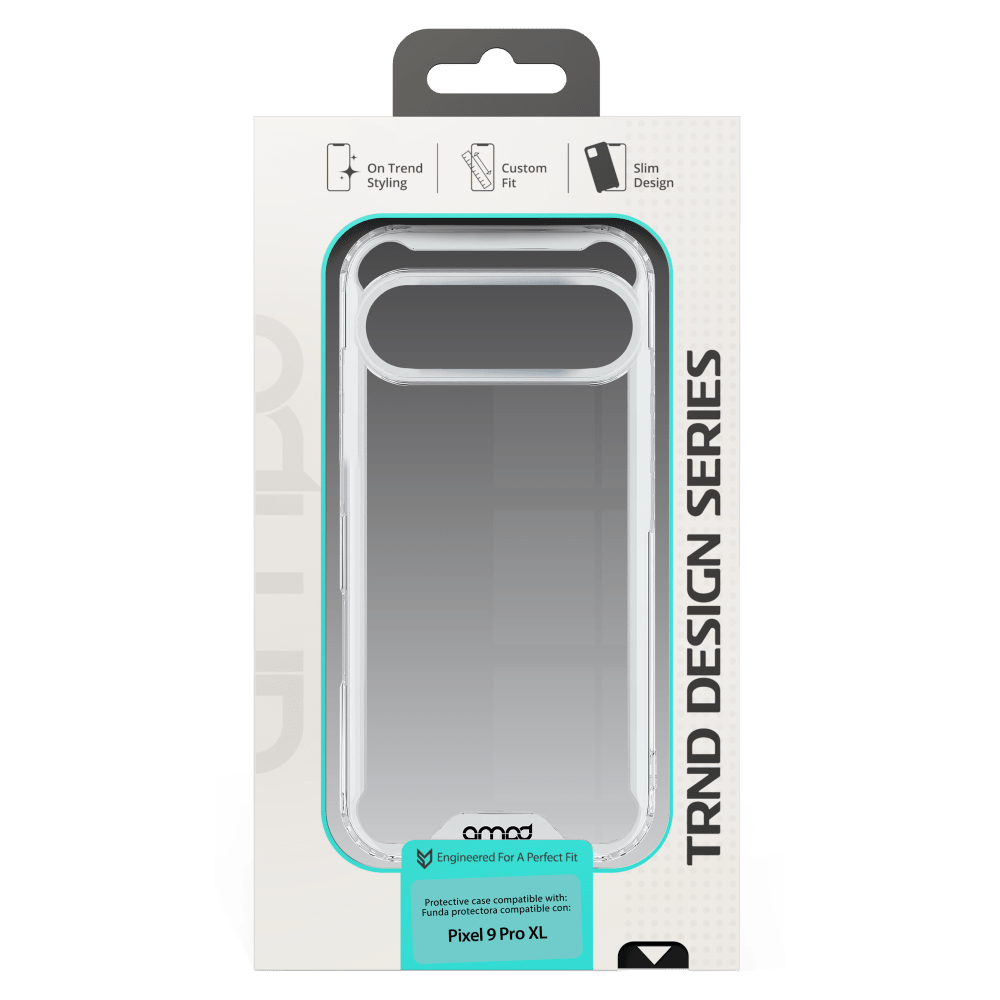 AMPD TPU / Acrylic Crystal Clear Case for Google Pixel 9 Pro XL by AMPD