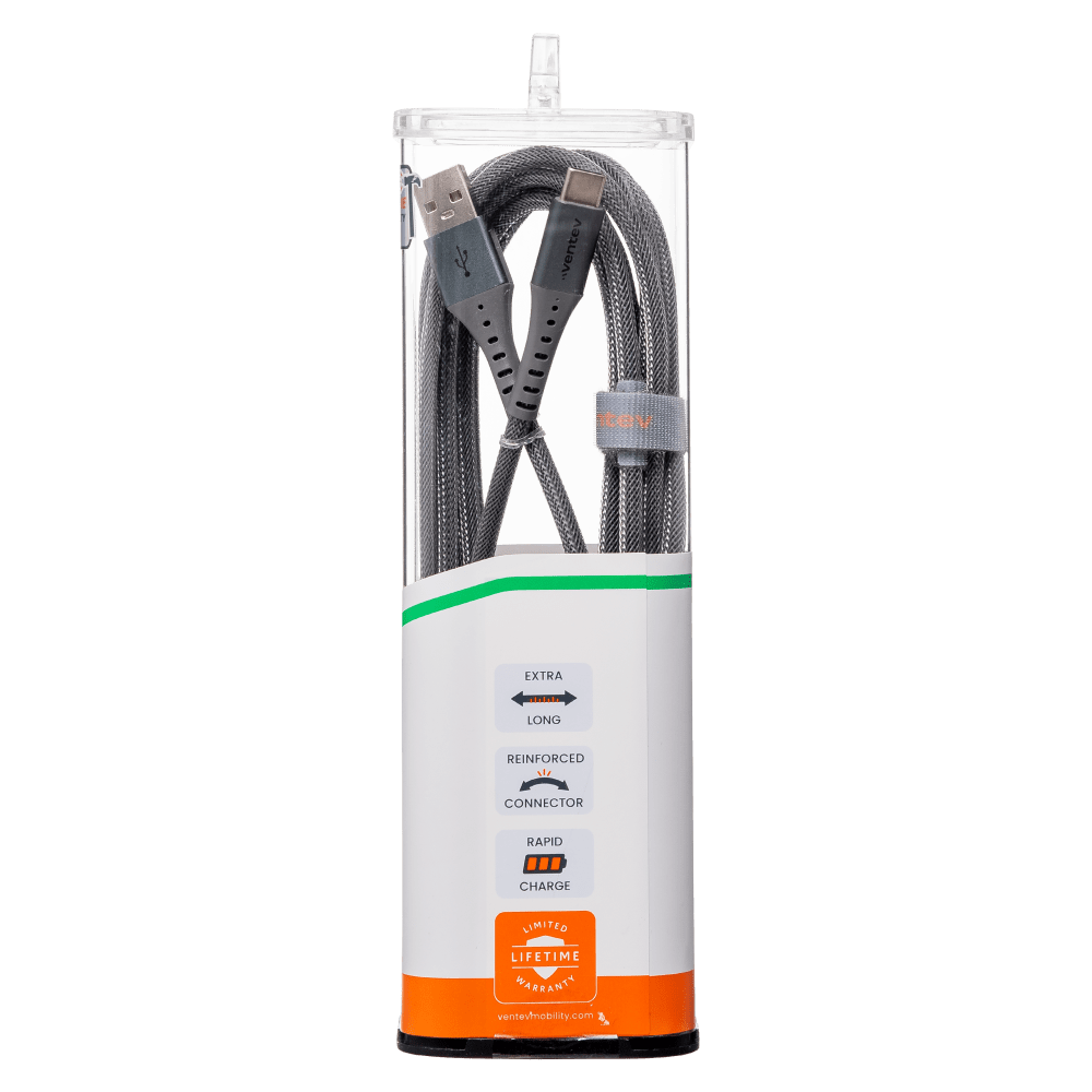 Ventev Alloy USB-A to USB-C High Speed Ultradurable 10 Foot Cable by Ventev