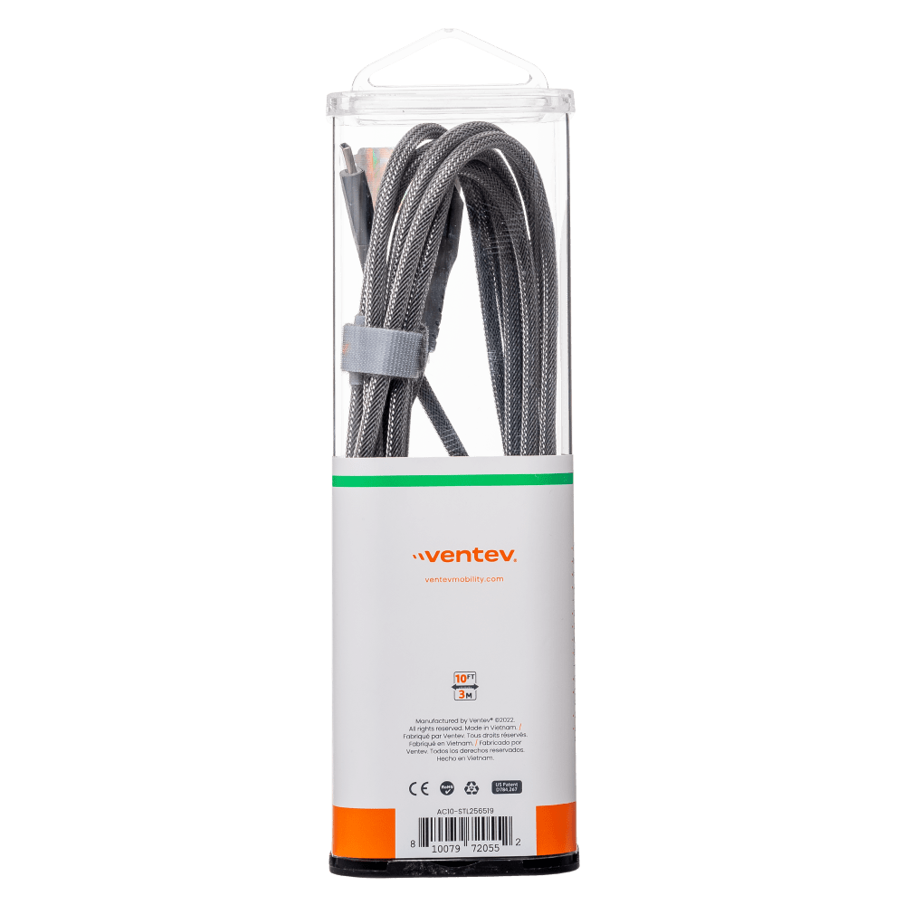 Ventev Alloy USB-A to USB-C High Speed Ultradurable 10 Foot Cable by Ventev