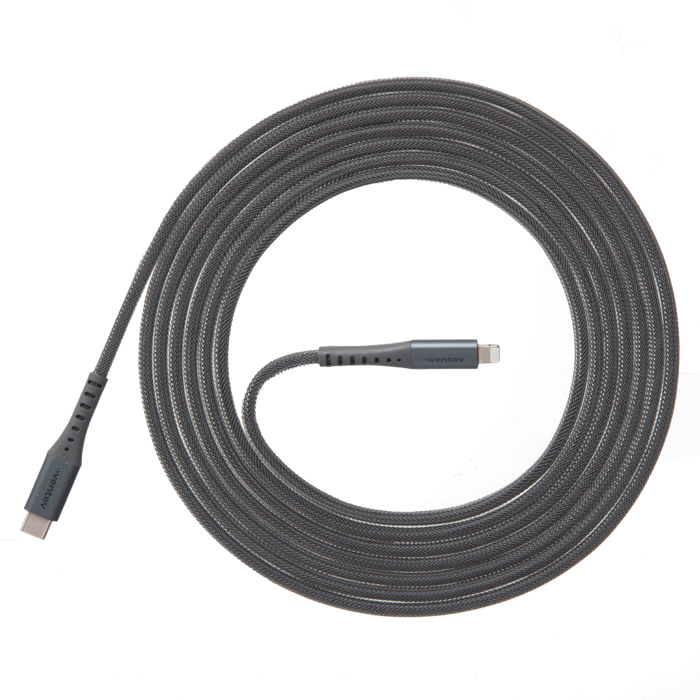 Ventev Alloy USB-C to Apple Lightning High Speed Ultradurable 10 Foot Cable
