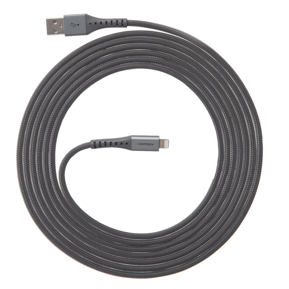 Ventev Alloy USB-A to Apple Lightning High Speed Ultradurable 10 Foot Cable by Ventev