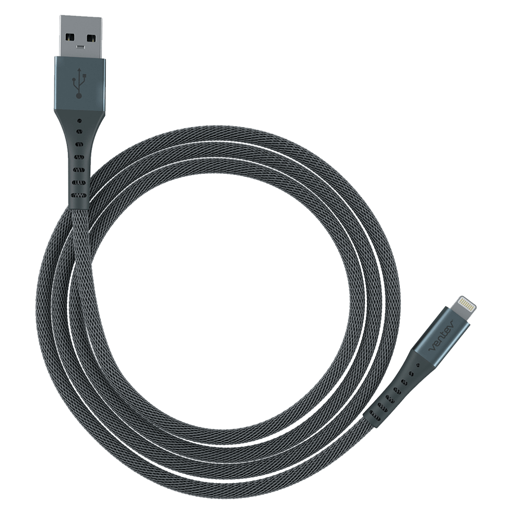Ventev Alloy USB A to Apple Lighting High Speed Ultradurable 10 Foot Cable