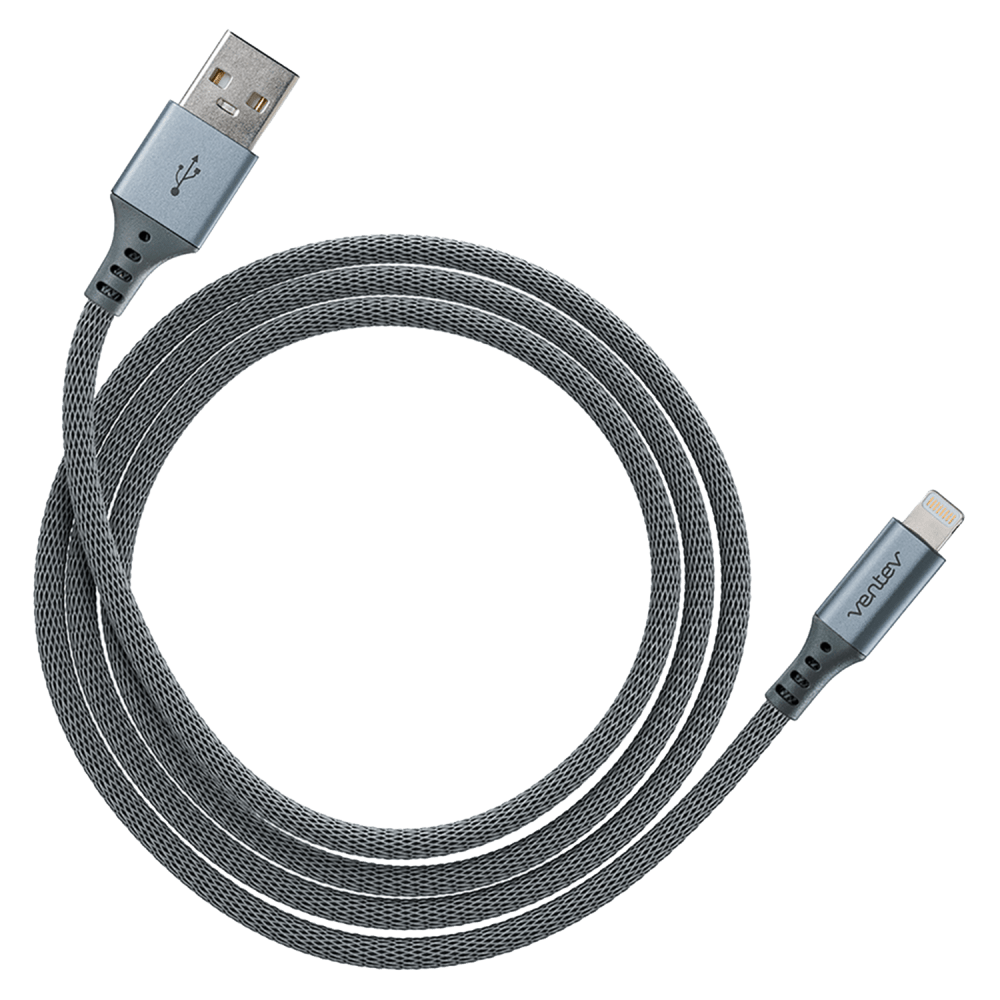 Ventev Alloy USB-A to Apple Lightning High Speed Ultradurable 4 Foot Cable by Ventev