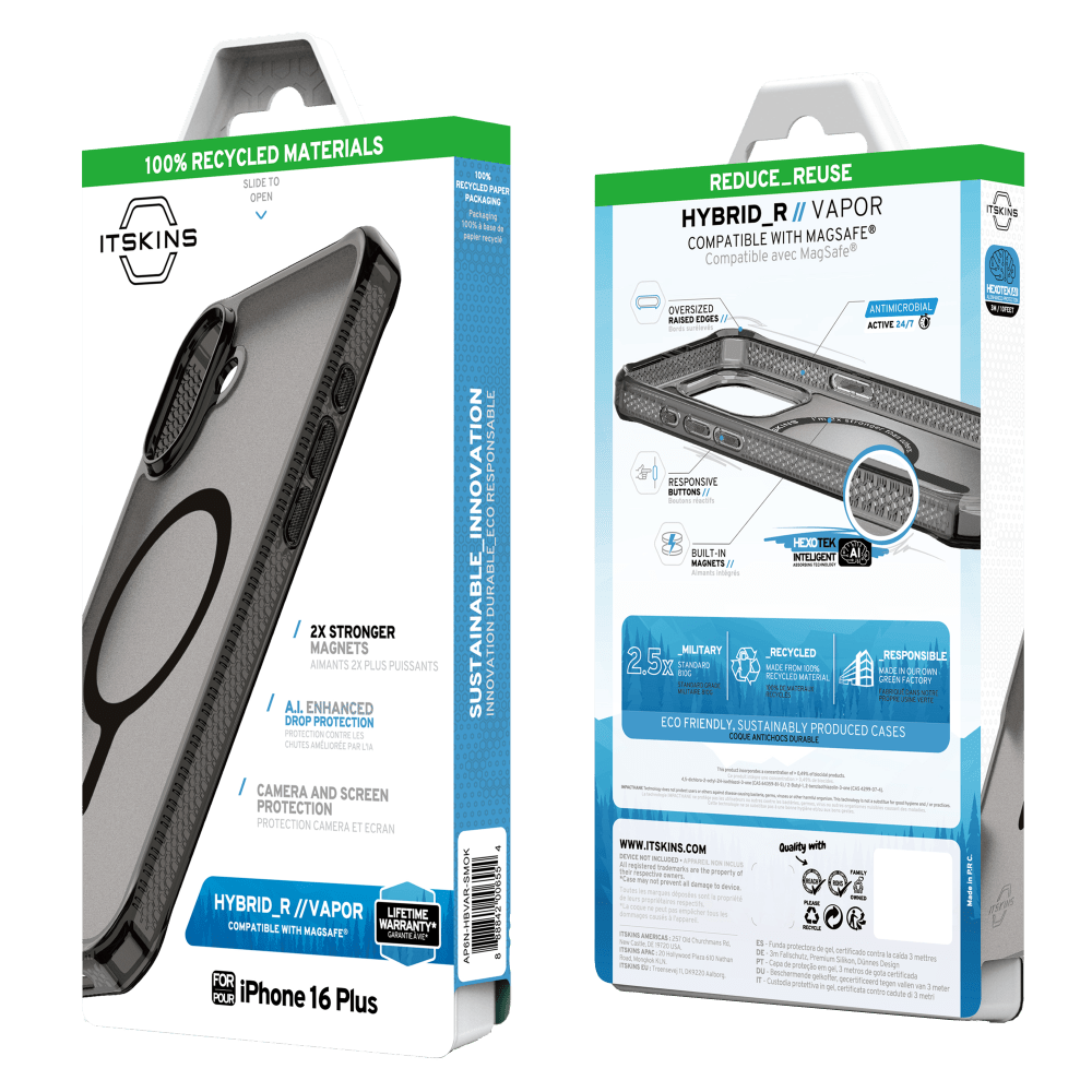 ITSkins Hybrid_R Vapor MagSafe Case for Apple iPhone 16 Plus by ITSkins