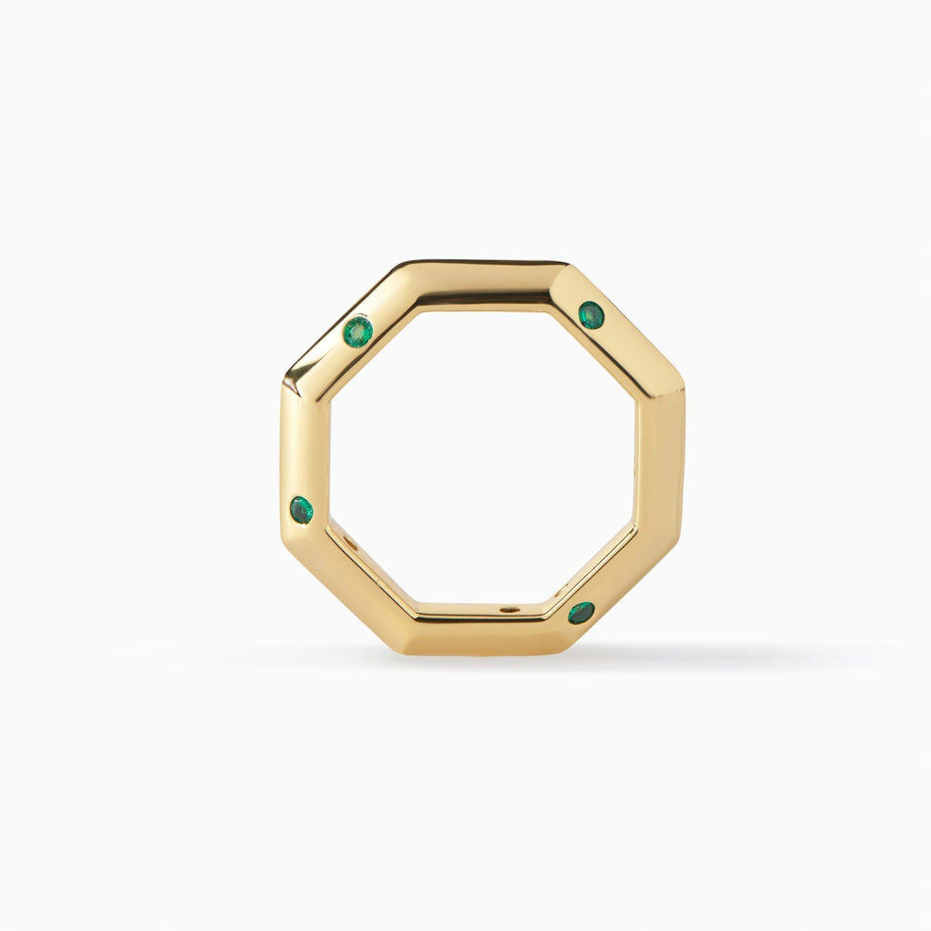 The Athena Double-Sided Burnish Ring