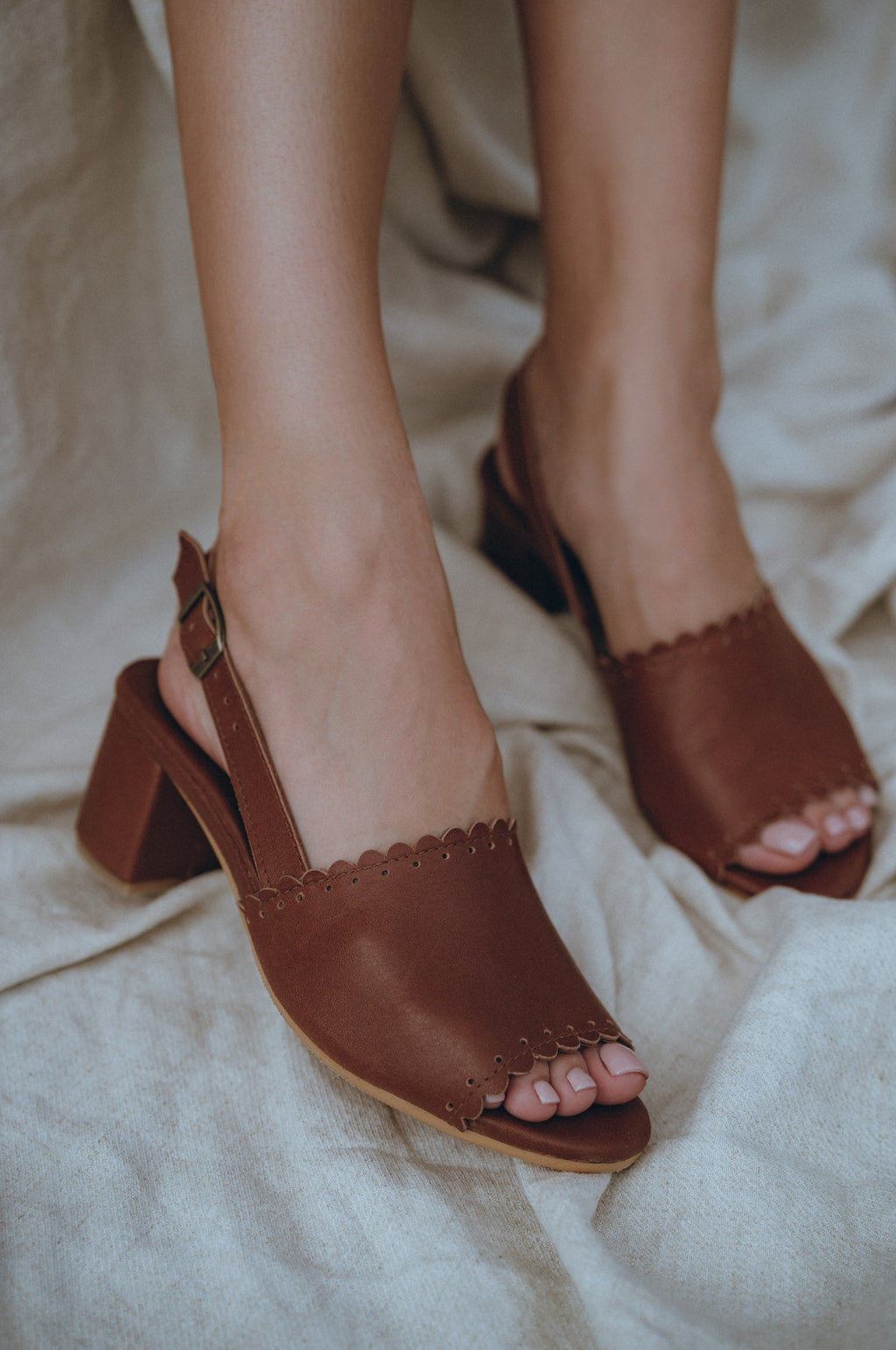 Amber Low Heel Sandals