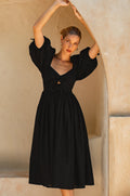 Atrani Puff Sleeve Dress