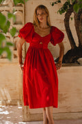 Atrani Puff Sleeve Dress