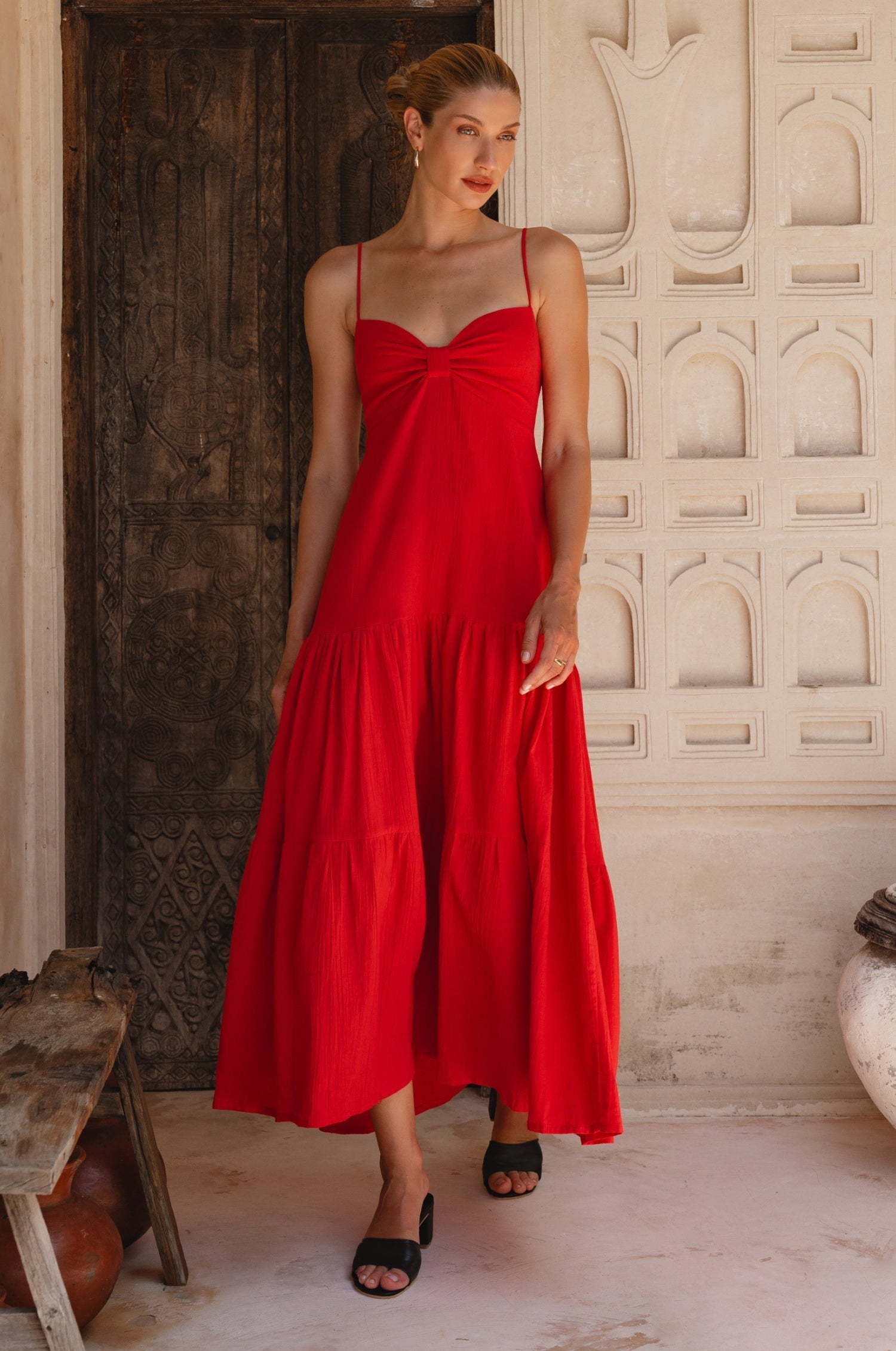 Aurelia Linen Maxi Dress