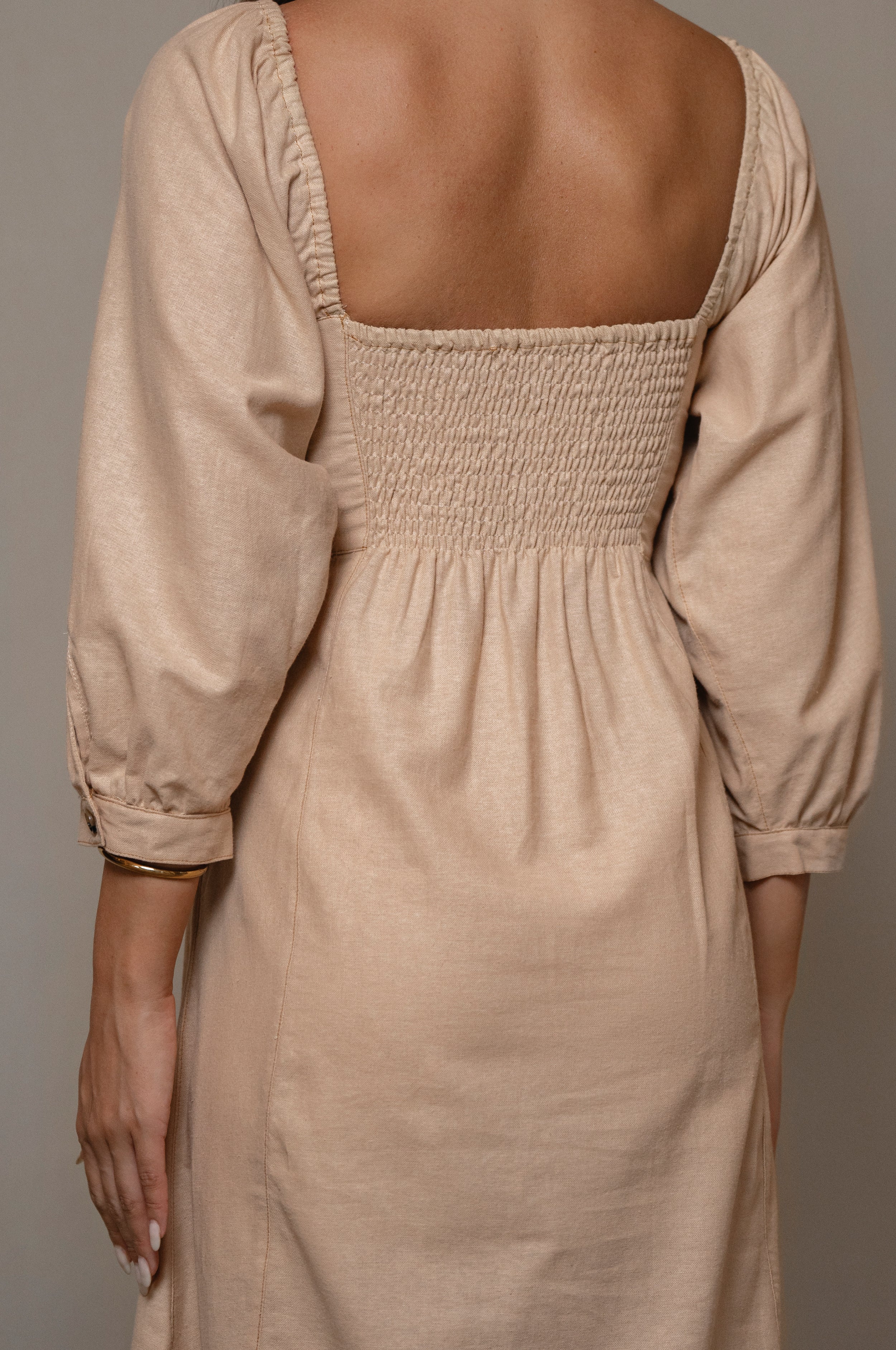 Avignon Button Down Long Sleeve Dress