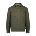 Mens Sweater Fleece Shacket - Dusty Green by Spyder