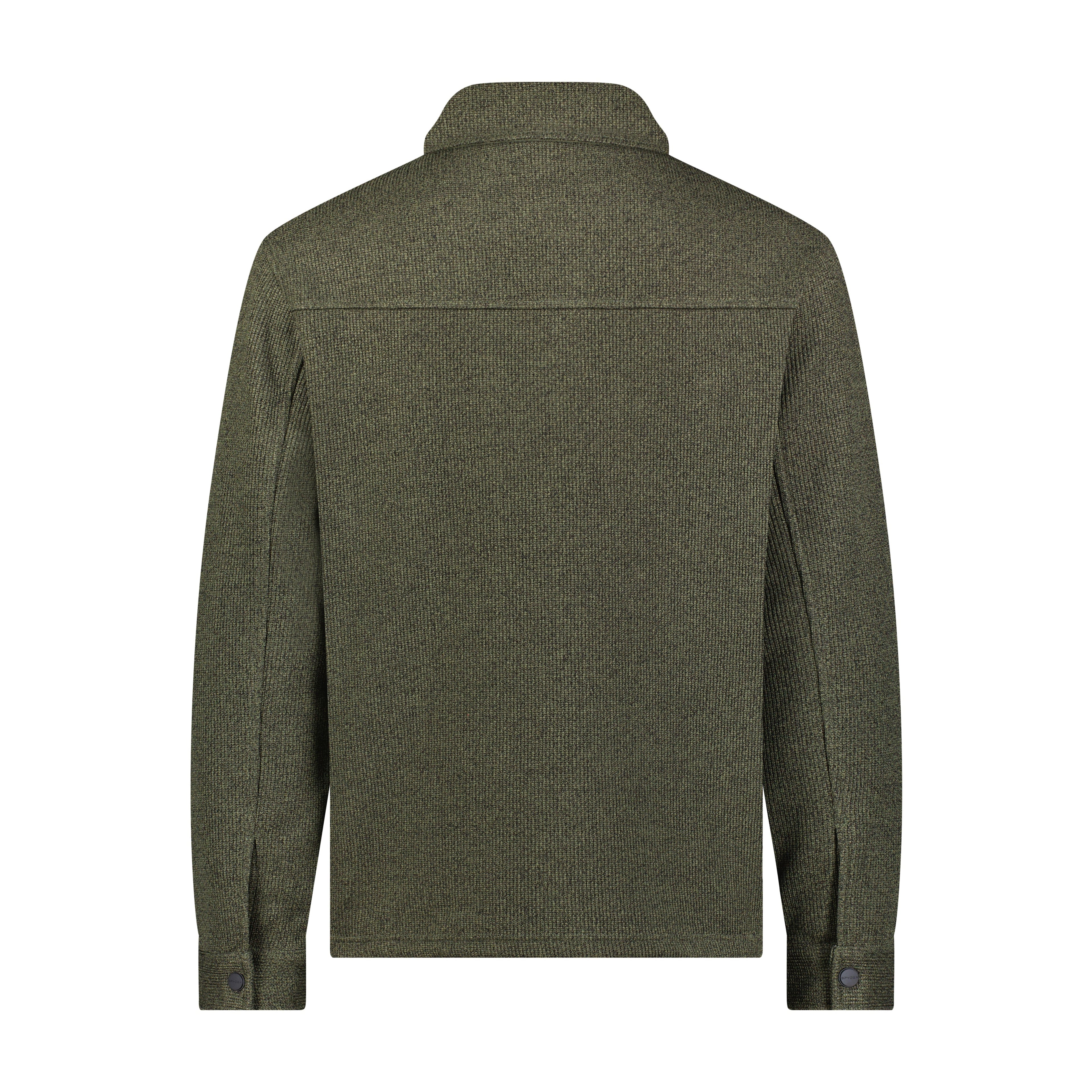 Mens Sweater Fleece Shacket - Dusty Green by Spyder