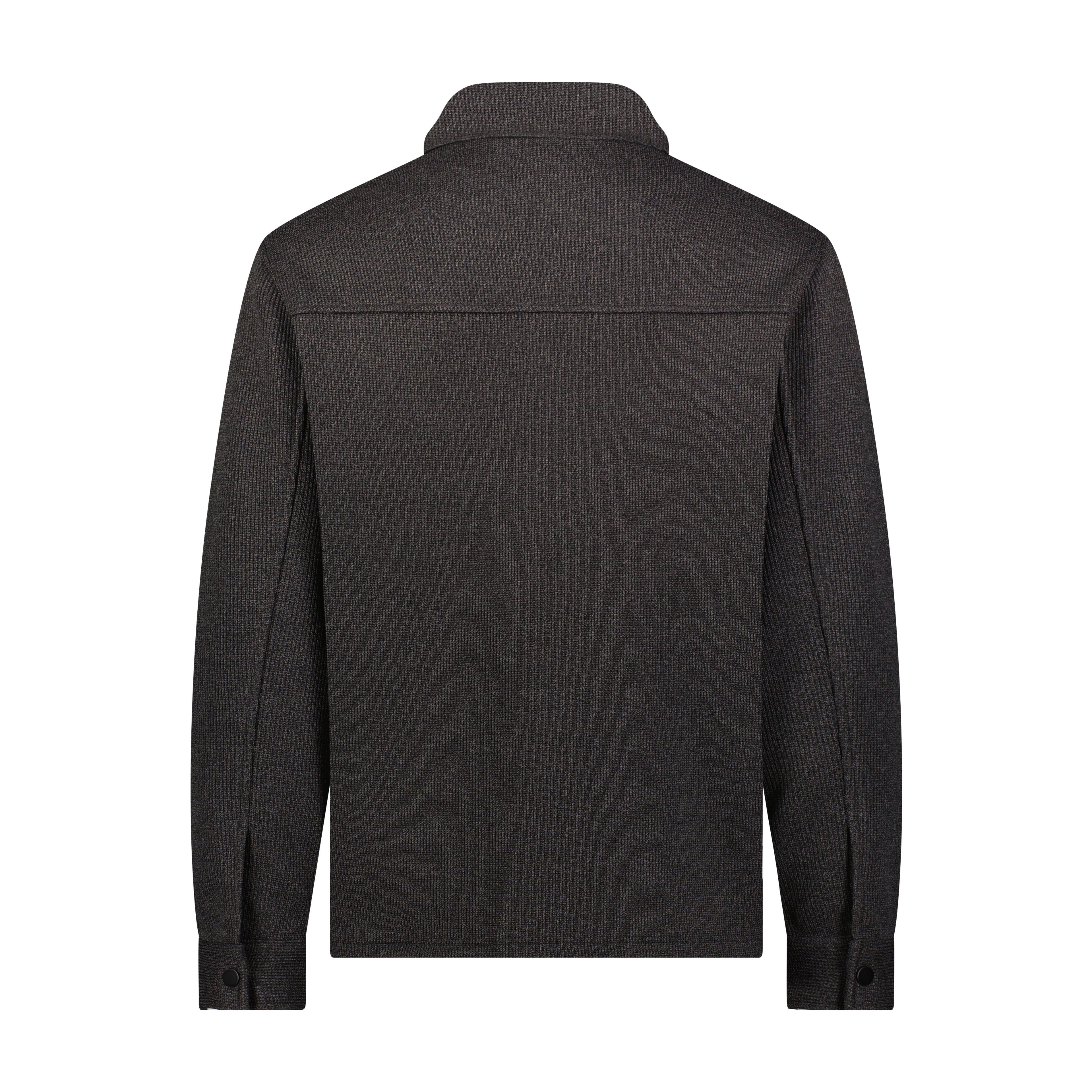 Mens Sweater Fleece Shacket - Pewter by Spyder