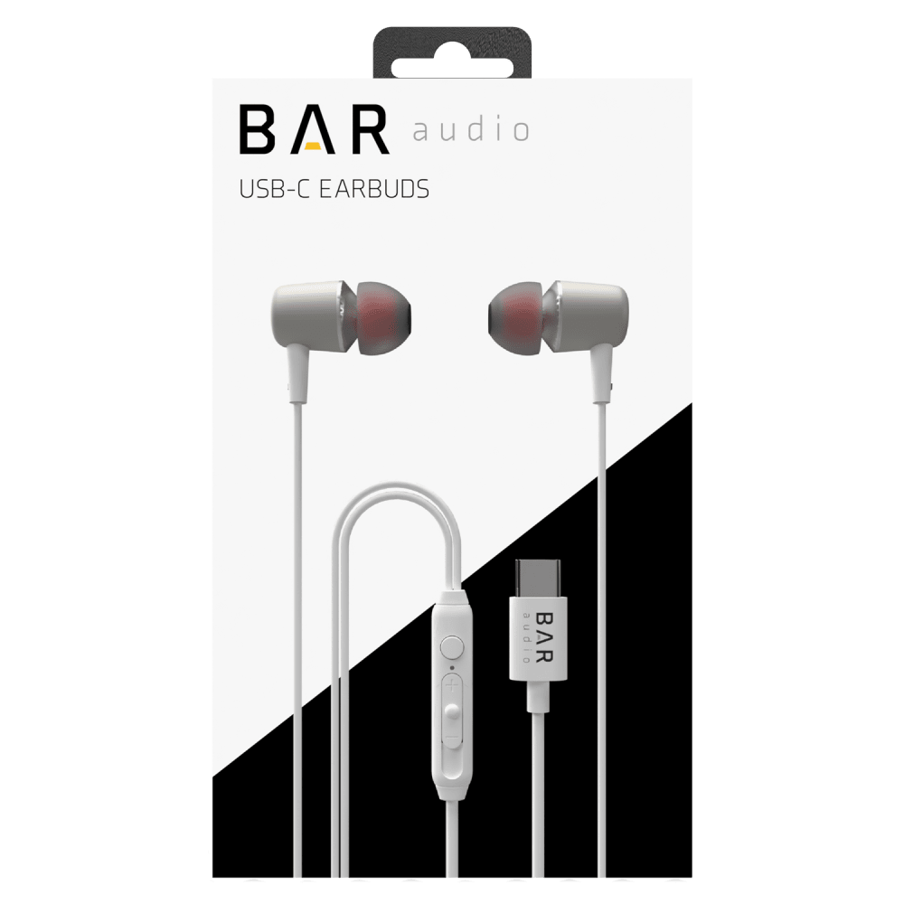 Bar Audio USB C In Ear Wired Headphones by Bar Audio