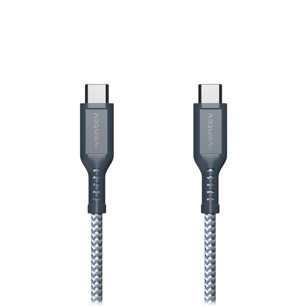 Ventev Braided USB C to USB C High Speed 6 Foot Cable by Ventev