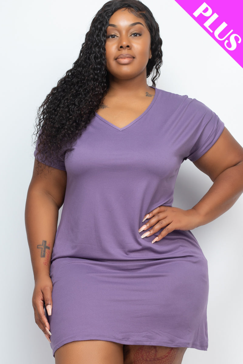 Cap Sleeve Pocket Mini Dress by OyeraCharisma