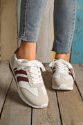 Karter Breathable Lace-up Sneakers - Threaded Pear