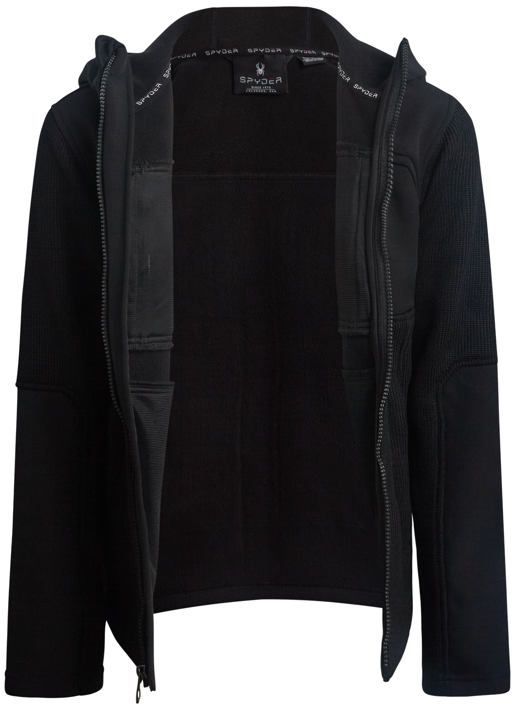 Boys Sweater Fleece Jacket - Black by Spyder