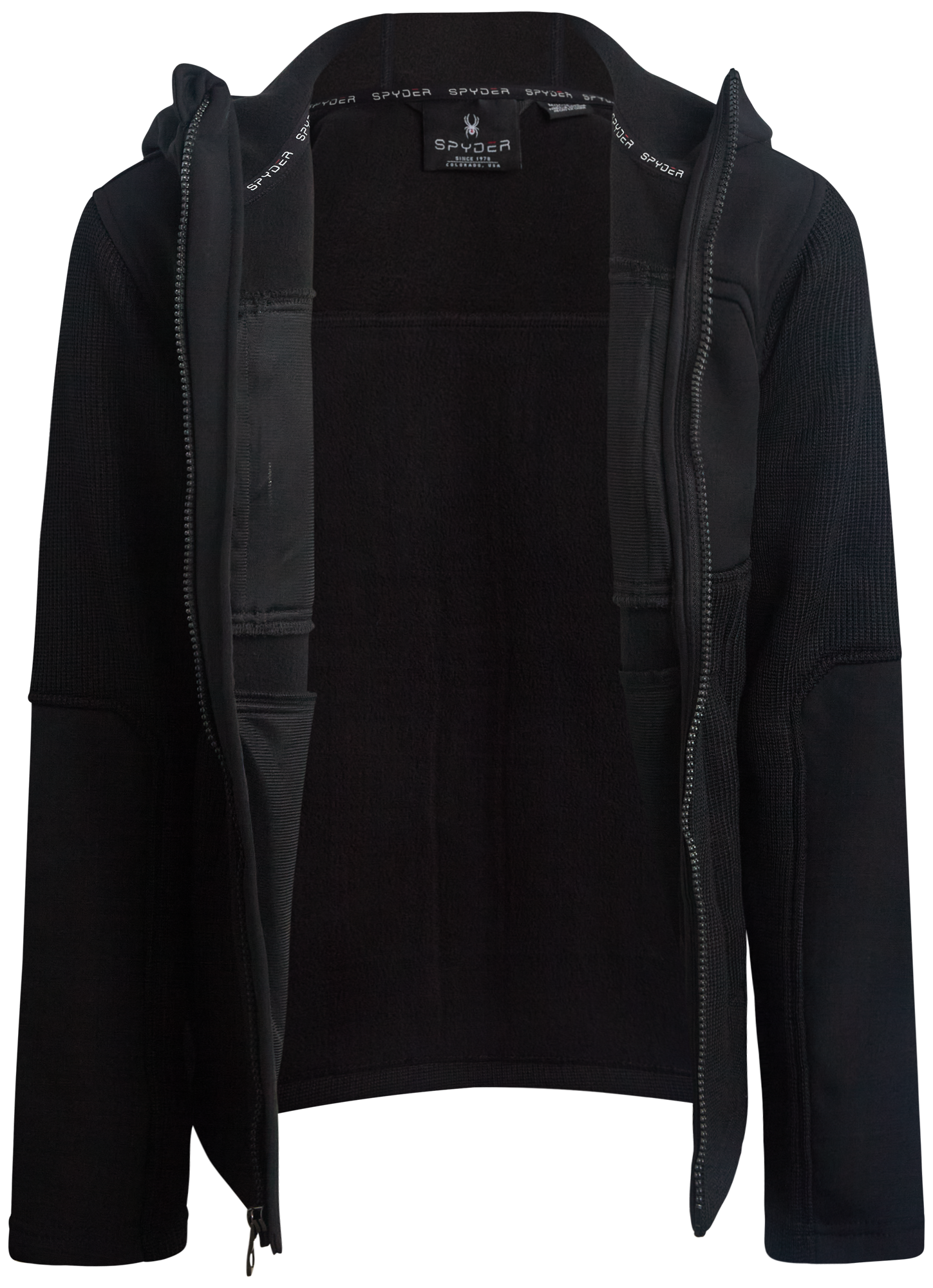 Boys Sweater Fleece Jacket - Black by Spyder