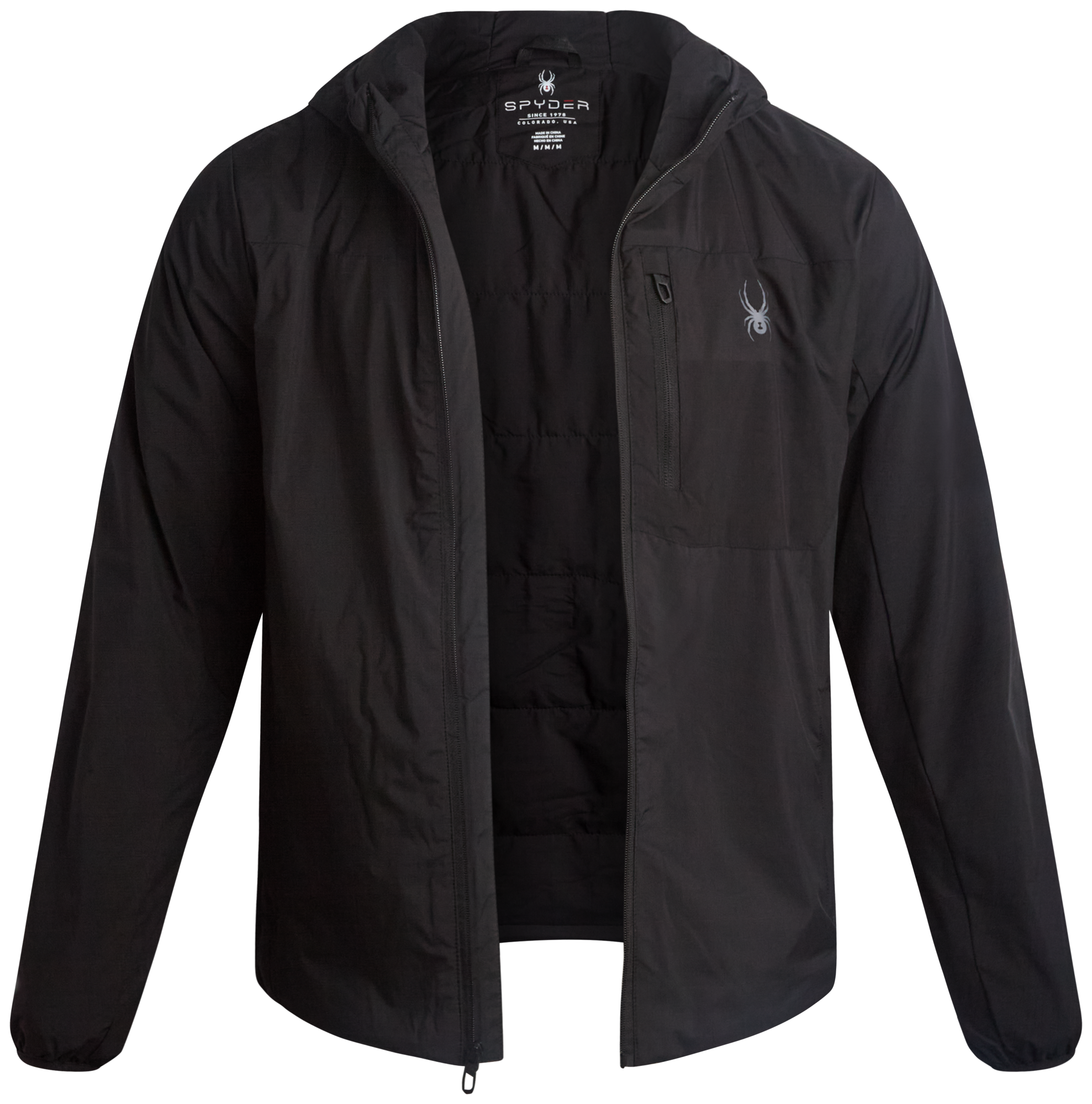 Mens Spyder Lite Jacket - Black by Spyder
