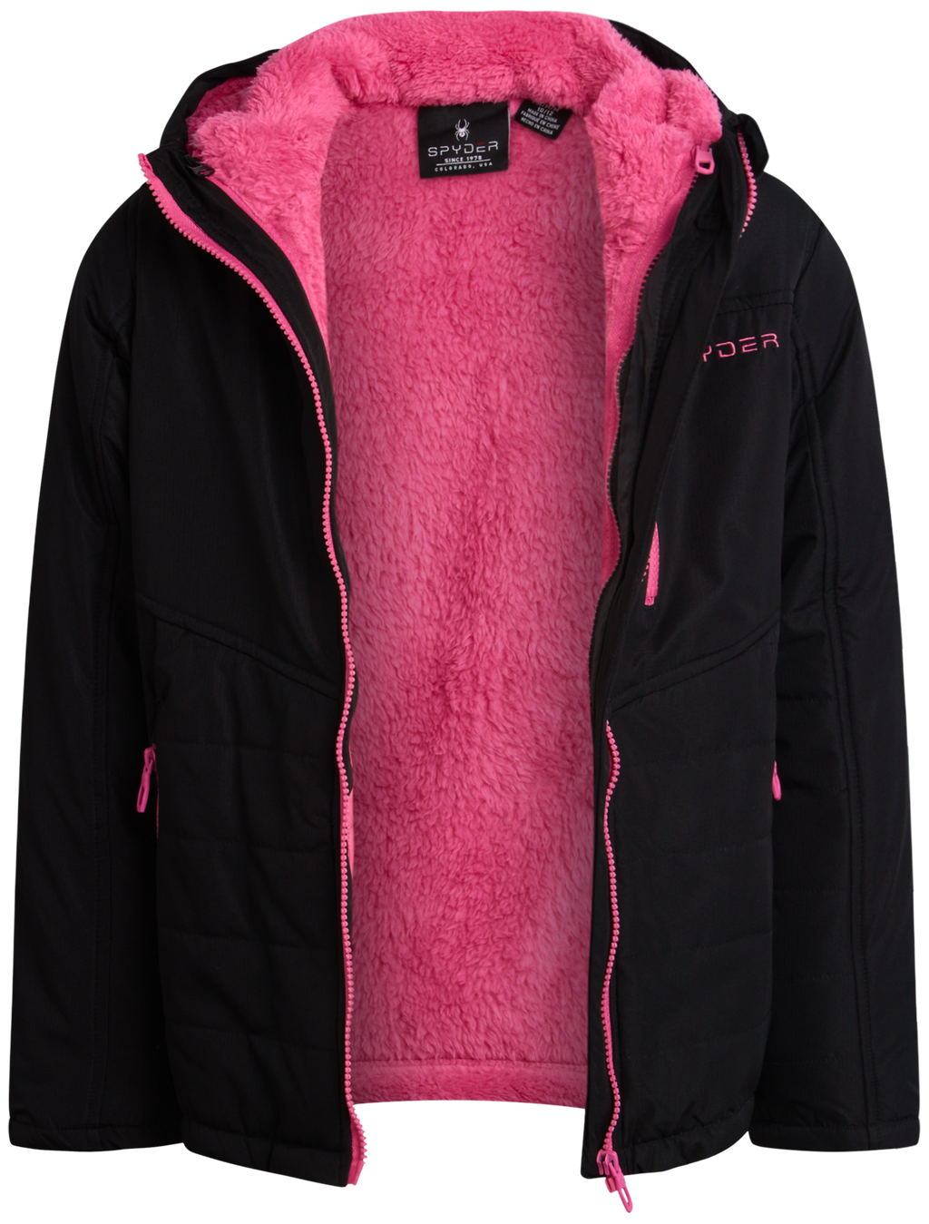 Girls 3-in-1 Jacket - Black by Spyder