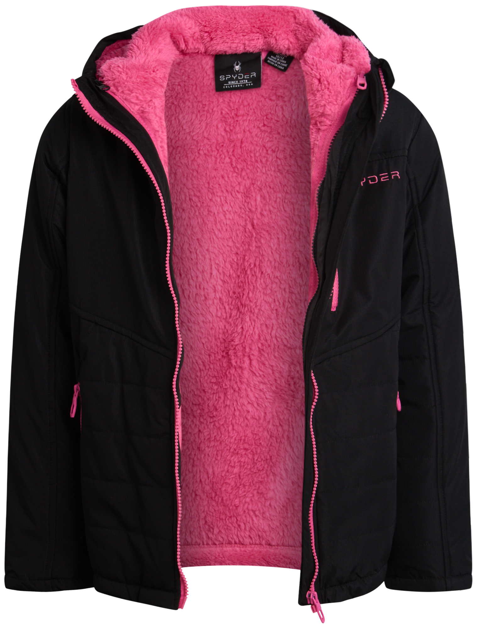 Girls 3-in-1 Jacket - Black by Spyder
