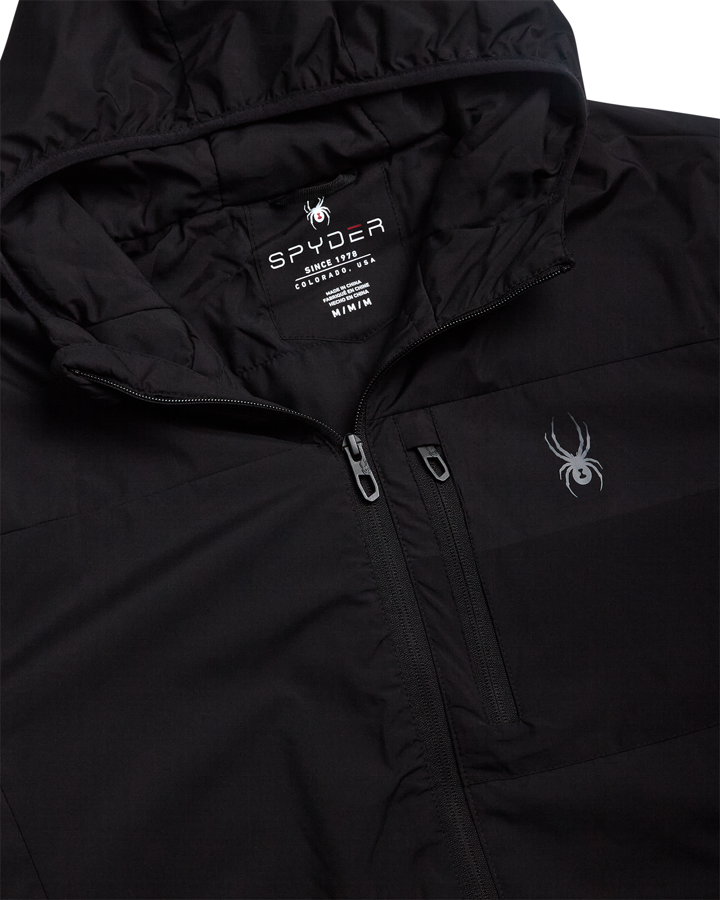Mens Spyder Lite Jacket - Black by Spyder