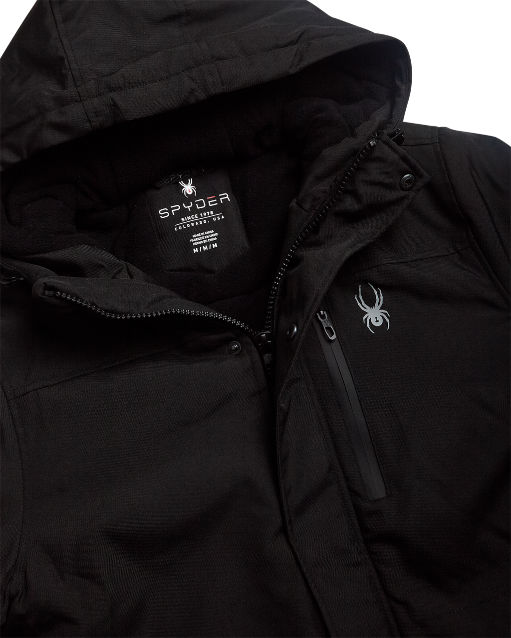 Mens Parka Jacket - Black by Spyder
