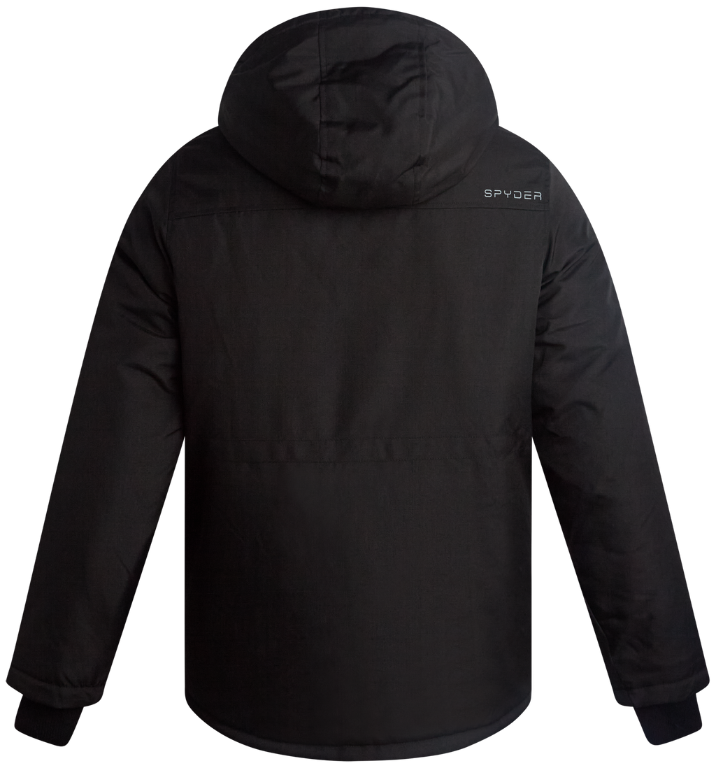 Mens Parka Jacket - Black by Spyder