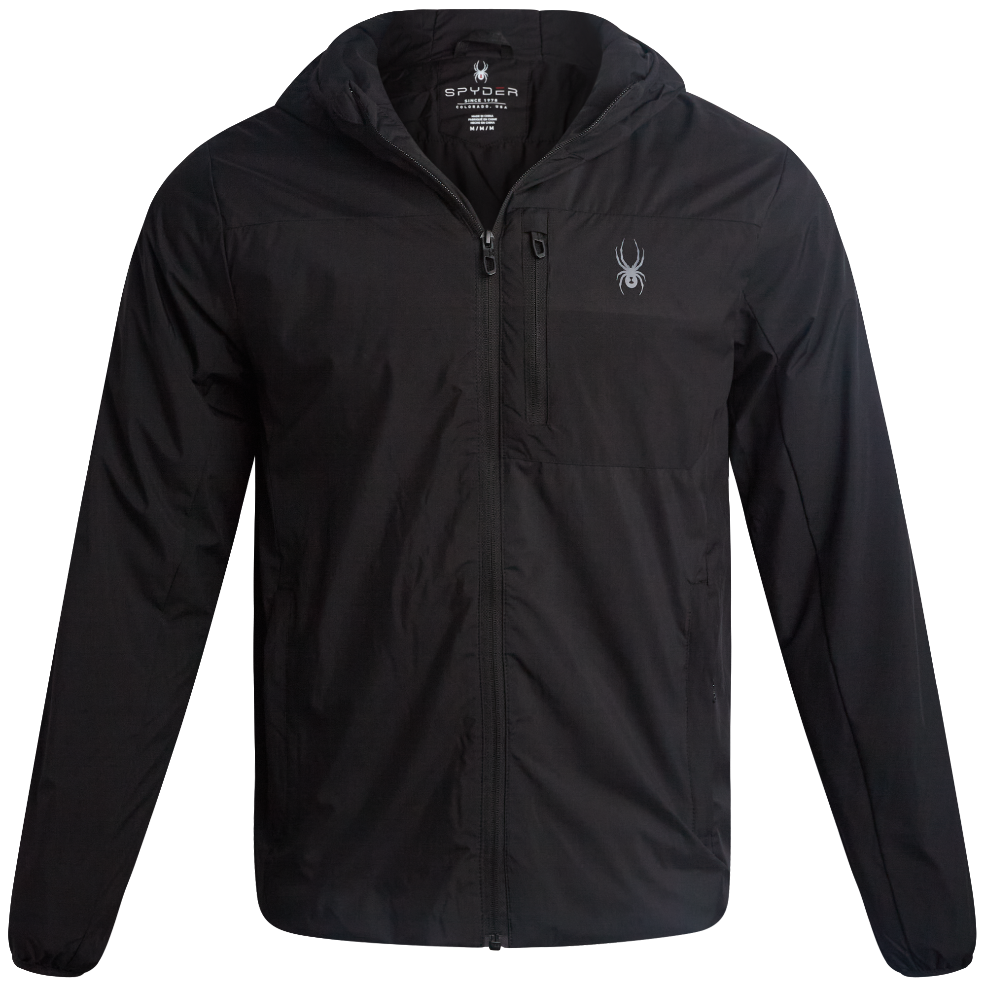 Mens Spyder Lite Jacket - Black by Spyder