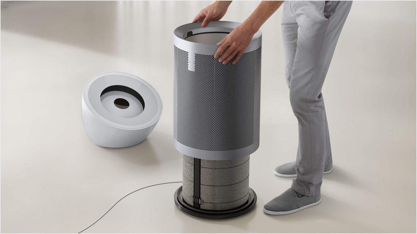Dyson Purifier Cool BP02 Purifying Fan White/Silver (Certified Refurbished)