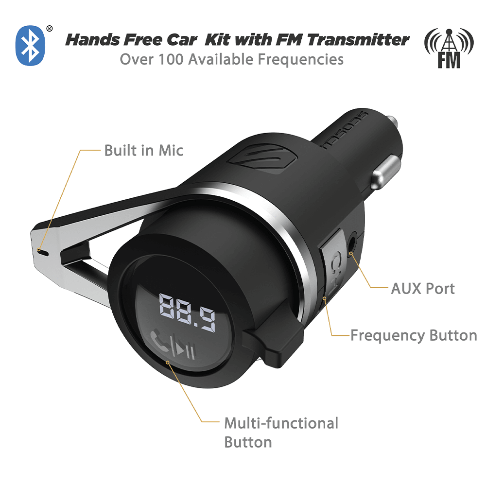 Scosche BTFreq Pro Bluetooth FM Transmitter with Power Delivery Charging by Scosche