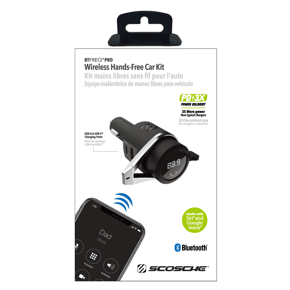 Scosche BTFreq Pro Bluetooth FM Transmitter with Power Delivery Charging by Scosche