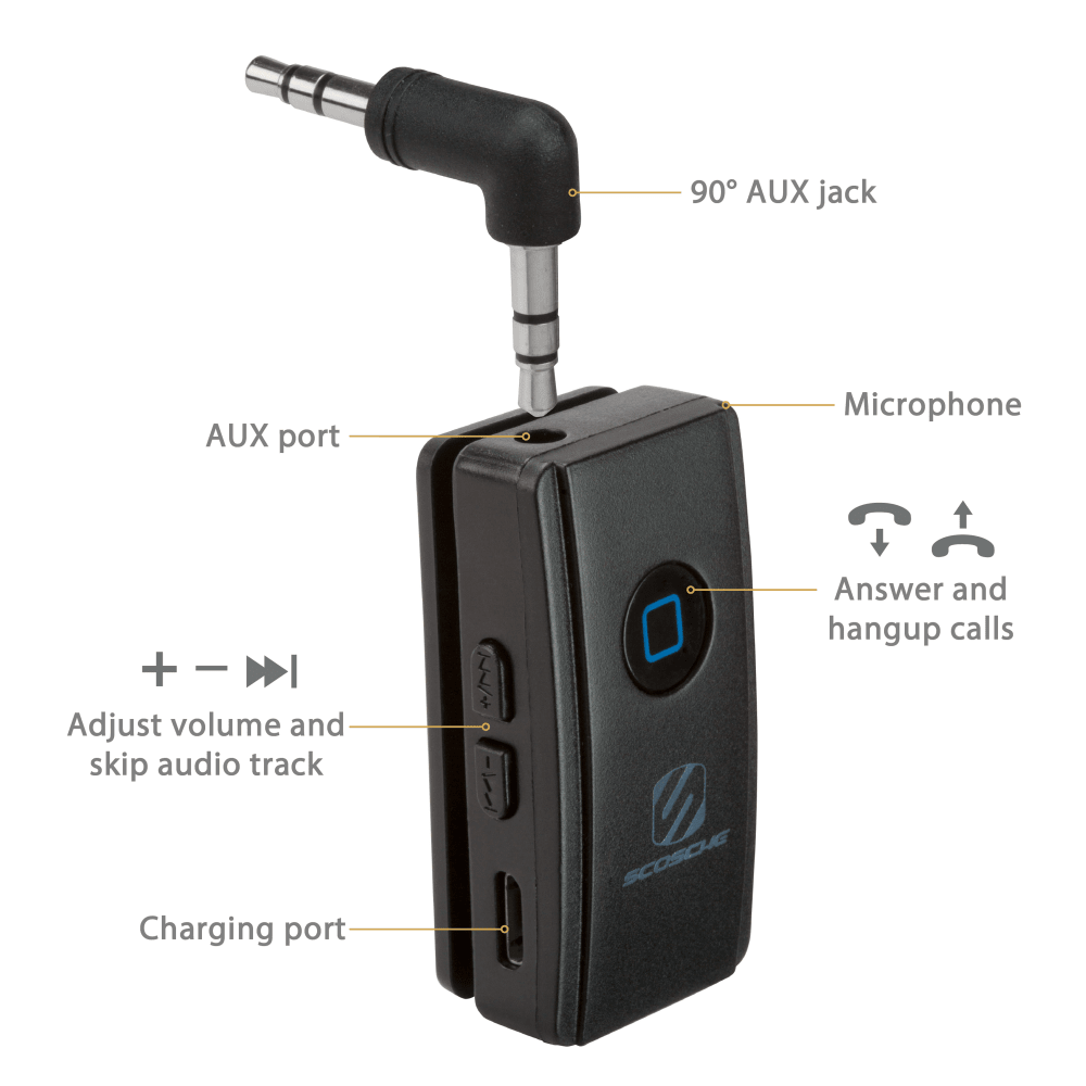 Scosche Universal Bluetooth Wireless Audio Receiver by Scosche