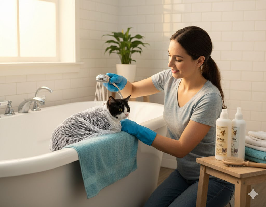 Mesh Cat Bath Sack Small-Large