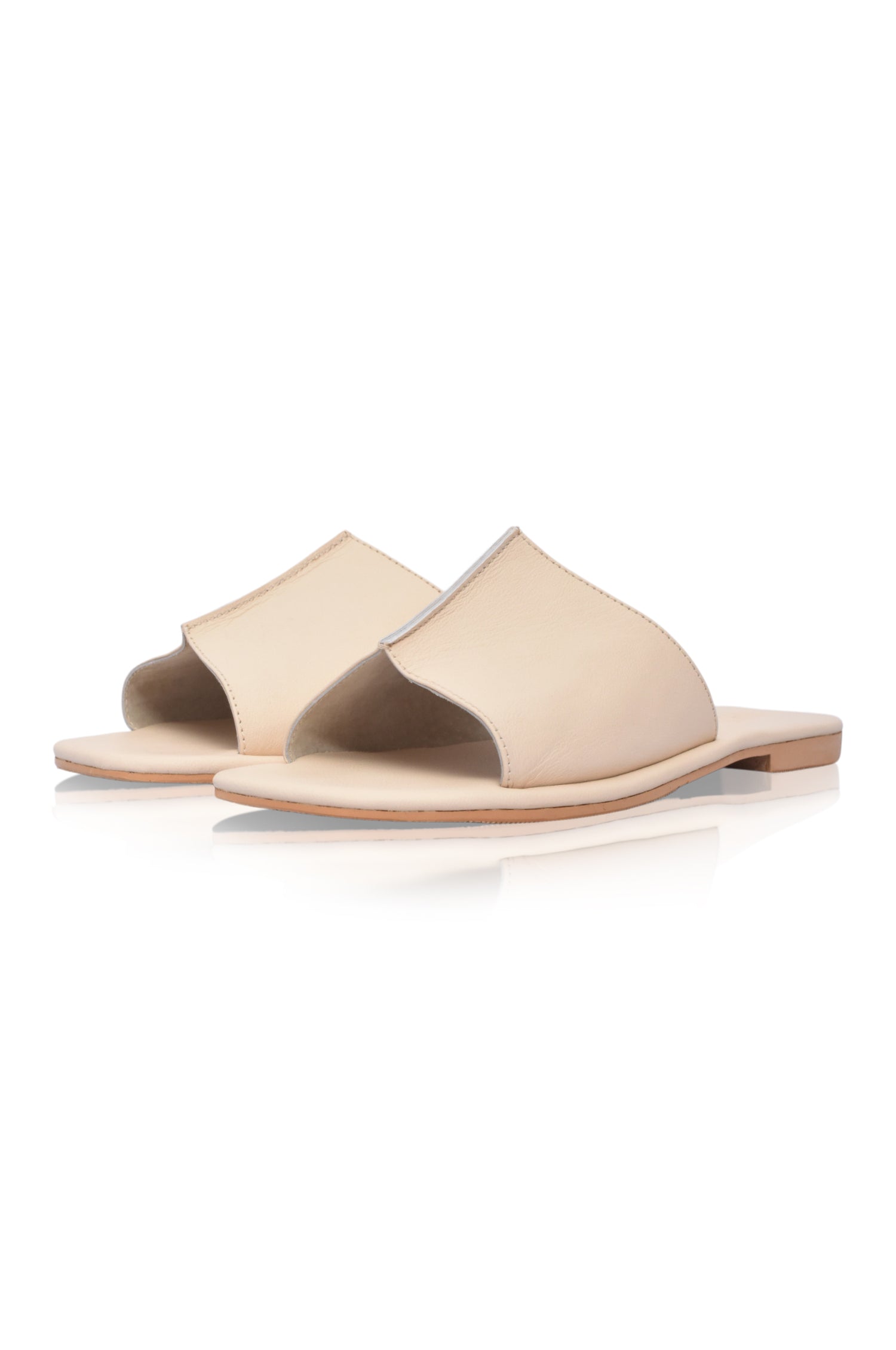 Bilbao Leather Slides