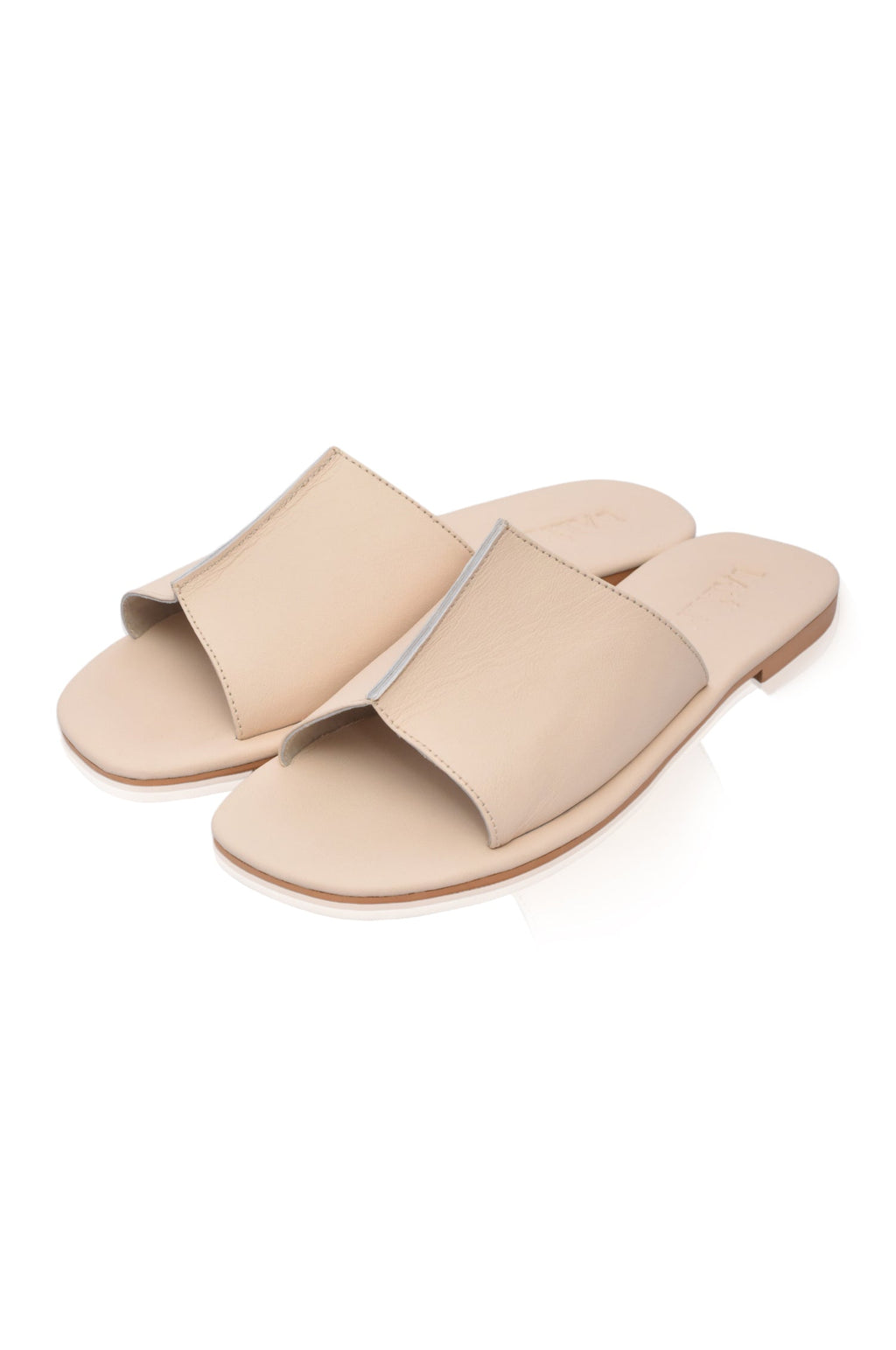 Bilbao Leather Slides
