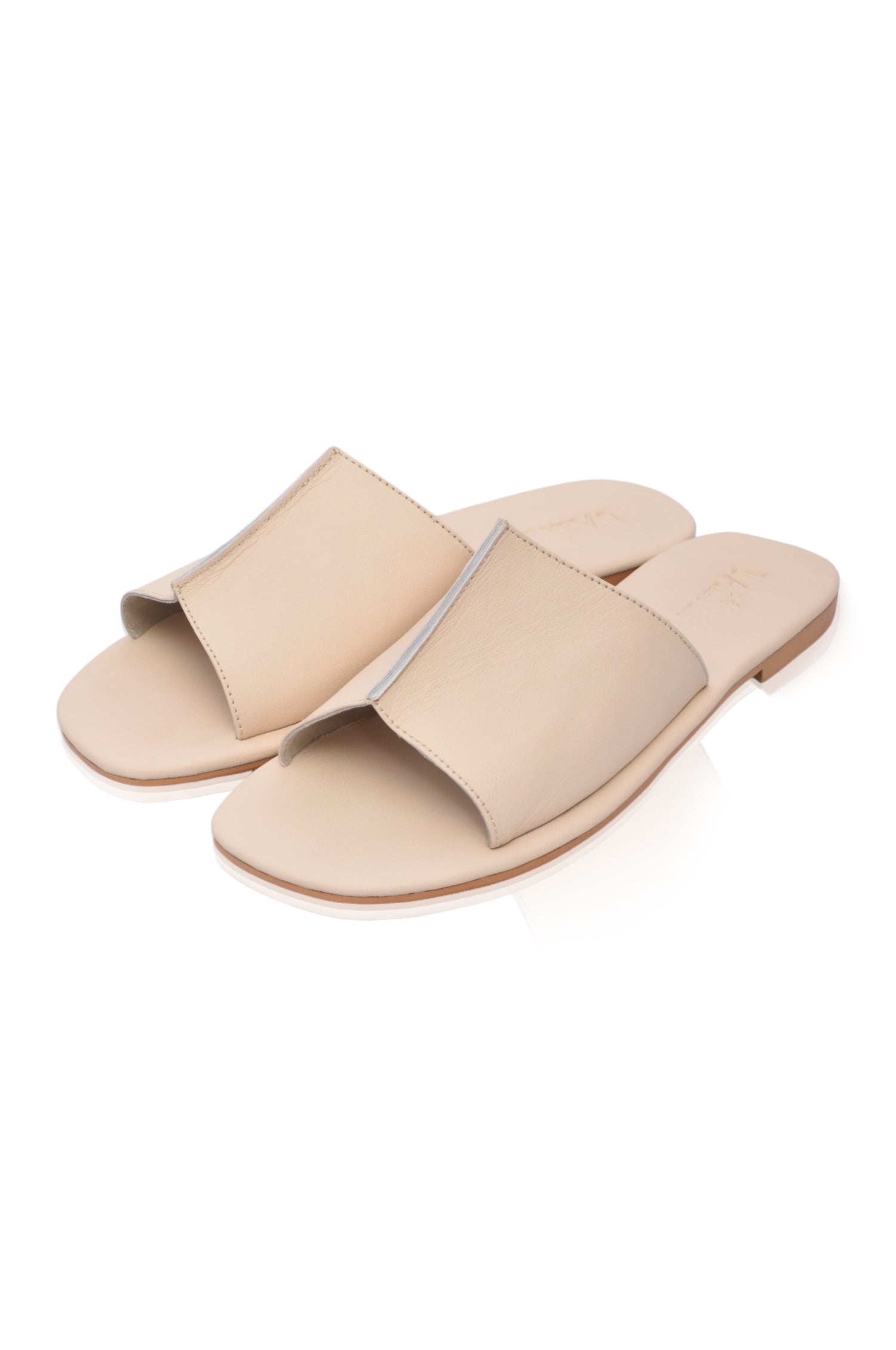 Bilbao Leather Slides
