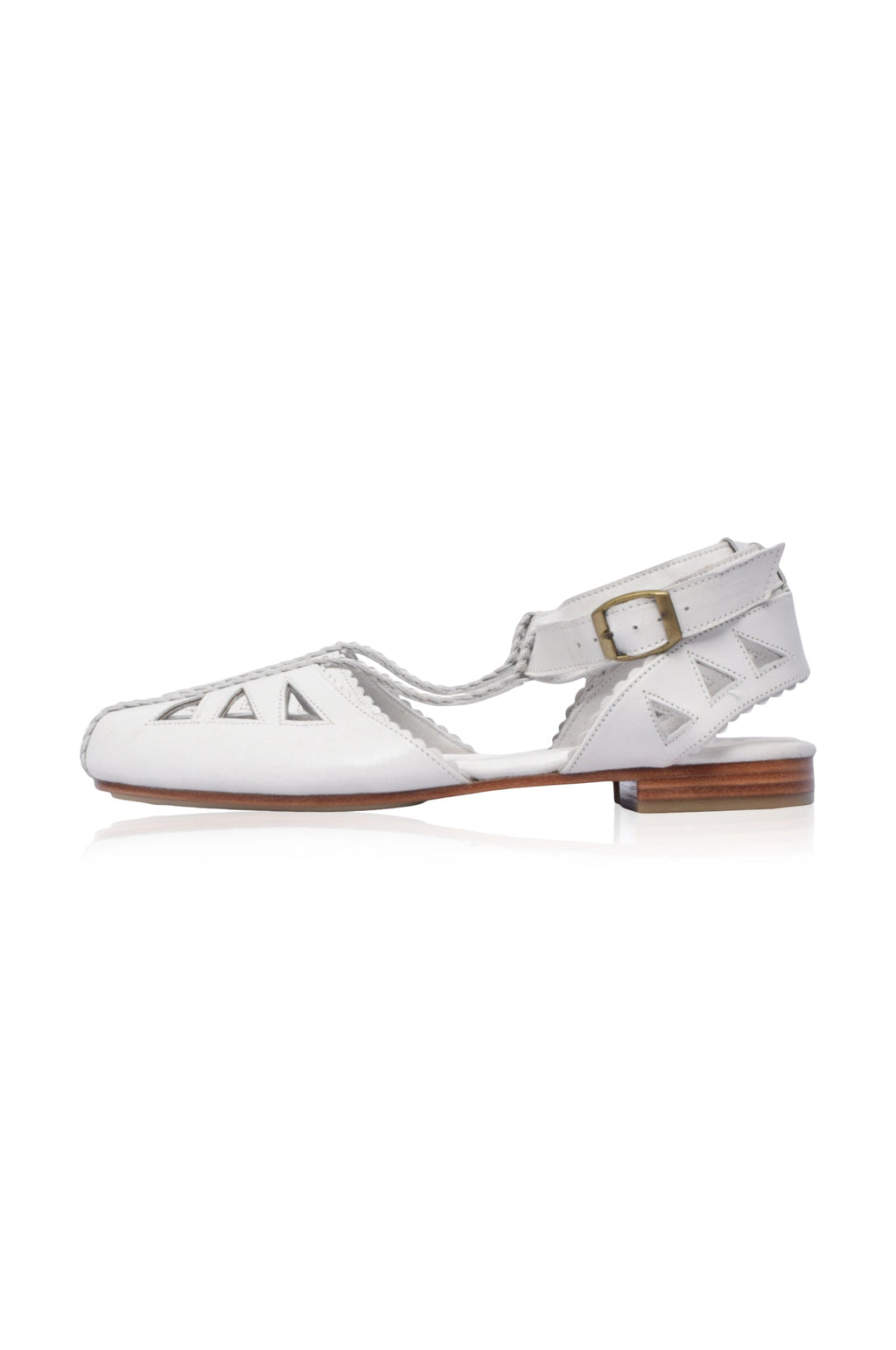 Bounty T-Strap Leather Sandals