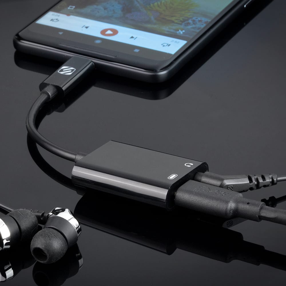 Scosche Audio Adapter 3.5mm for Type C Devices by Scosche